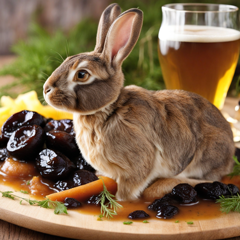 Rabbit with prunes