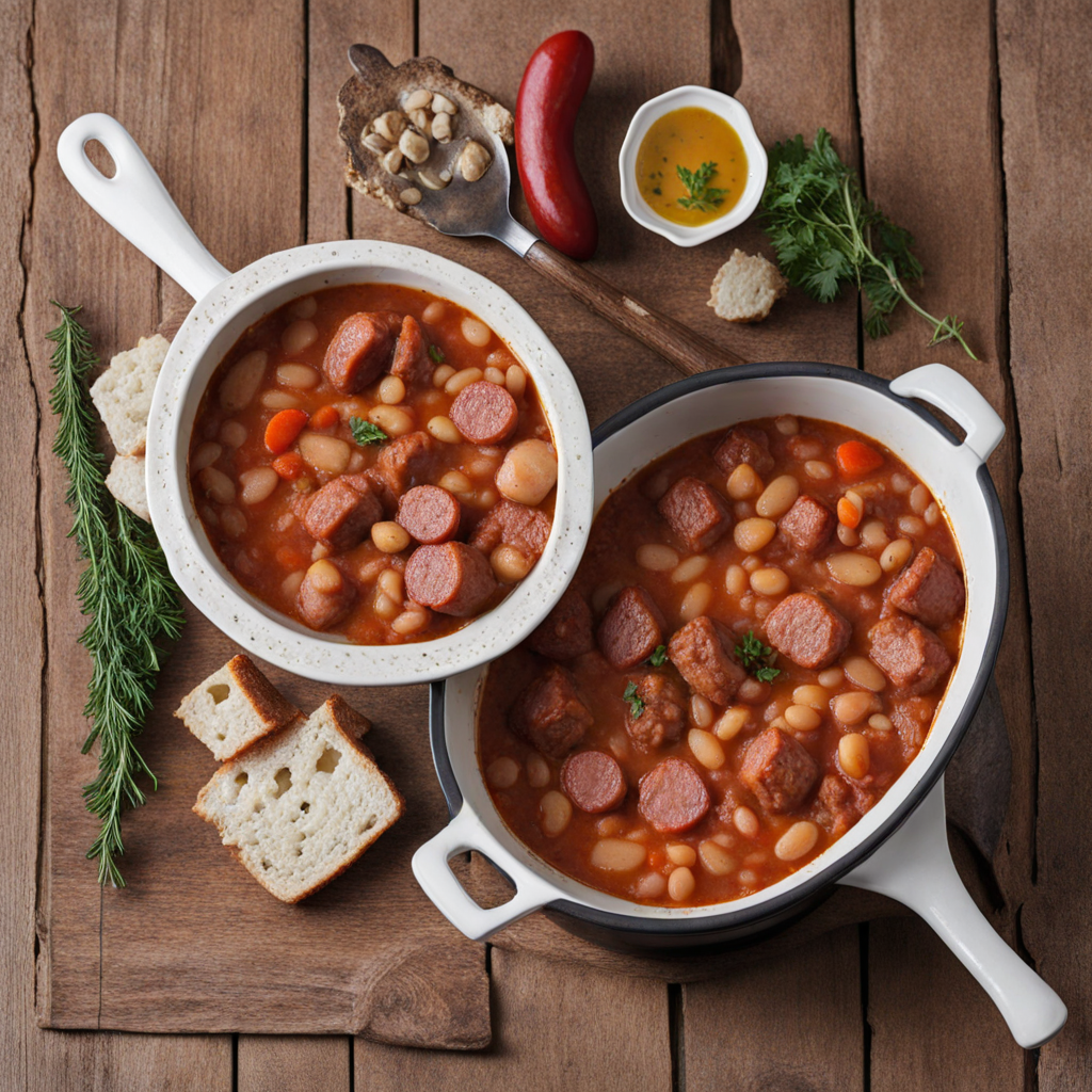 Slovenian Sausage and Bean Stew