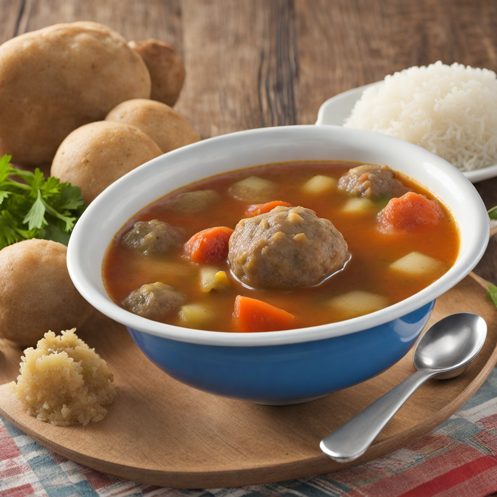 Sopa de Albóndigas