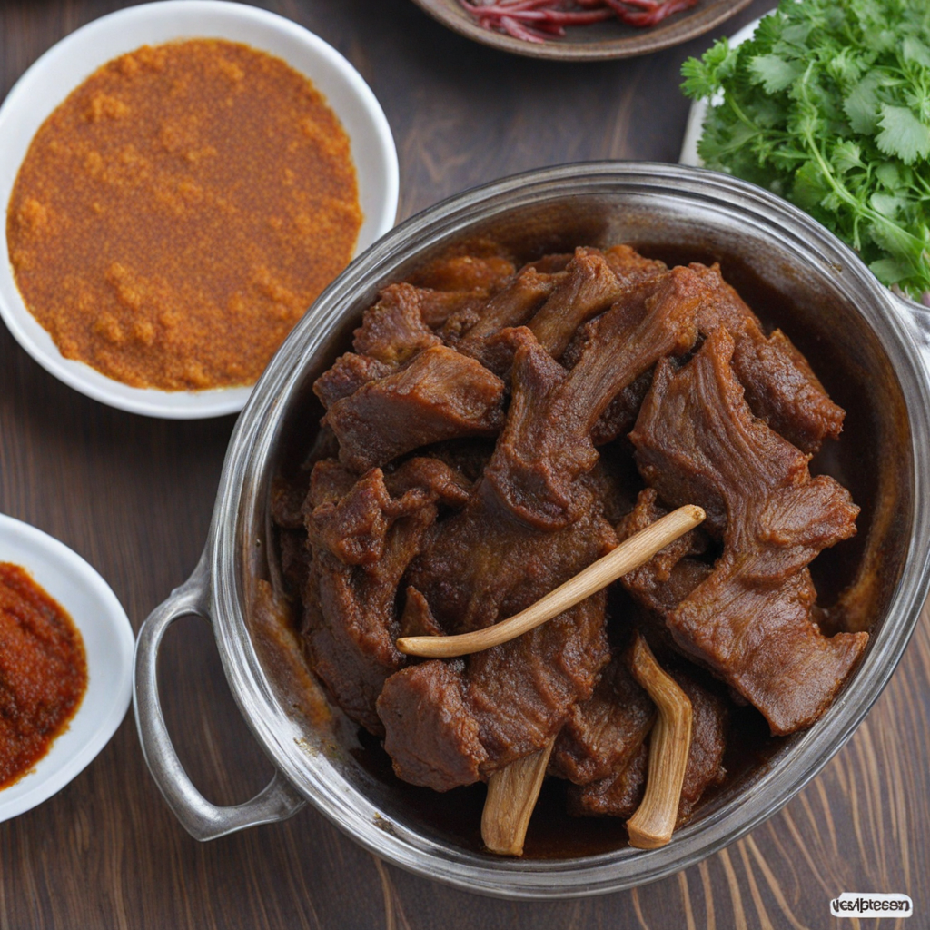 Stewed Goat Meat