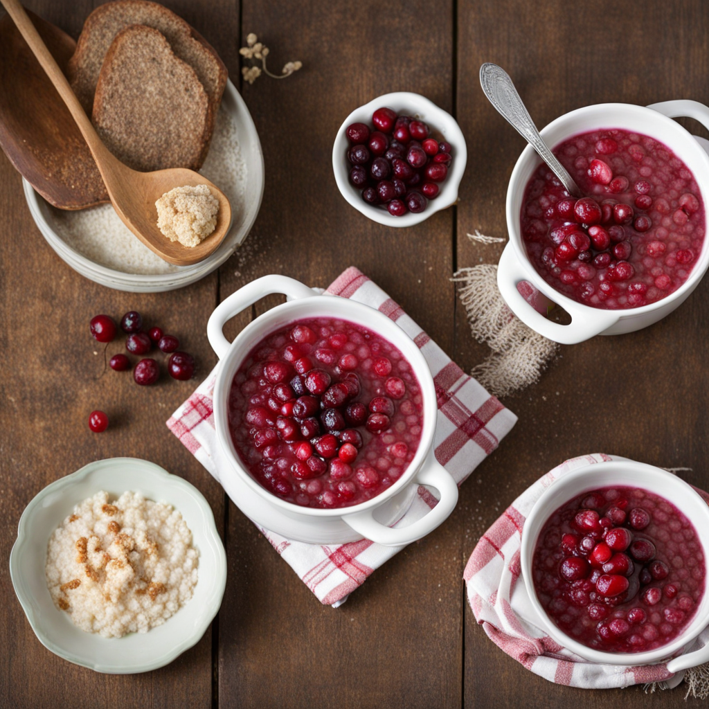 Swedish Lingonberry Porridge