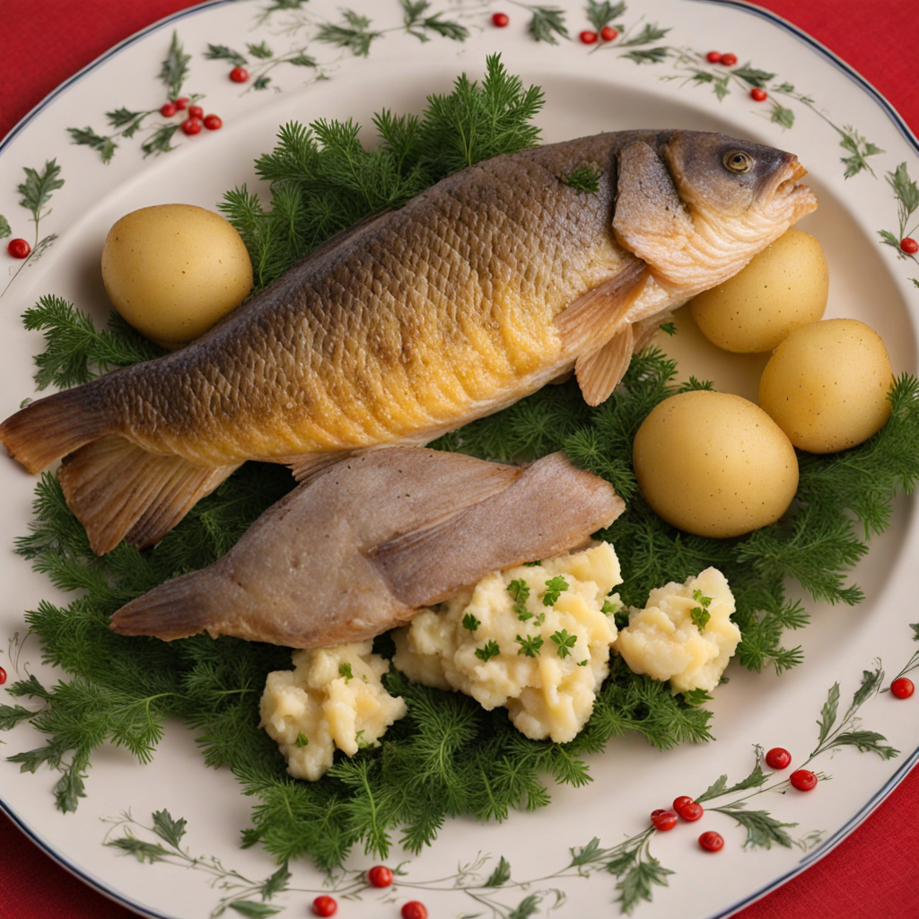 Carp and Potato Salad