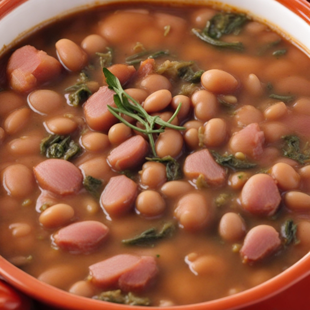 Bean Stew with Smoked Pork