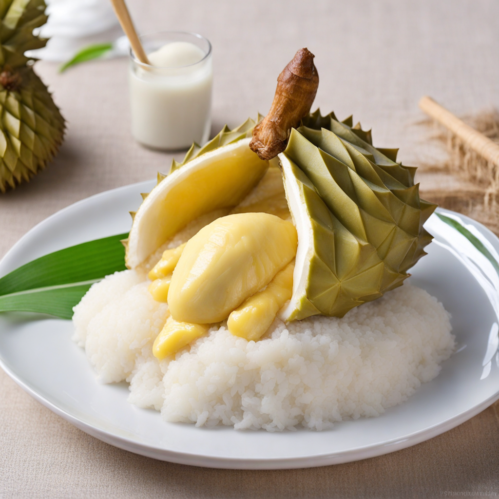 Sticky Rice with Durian