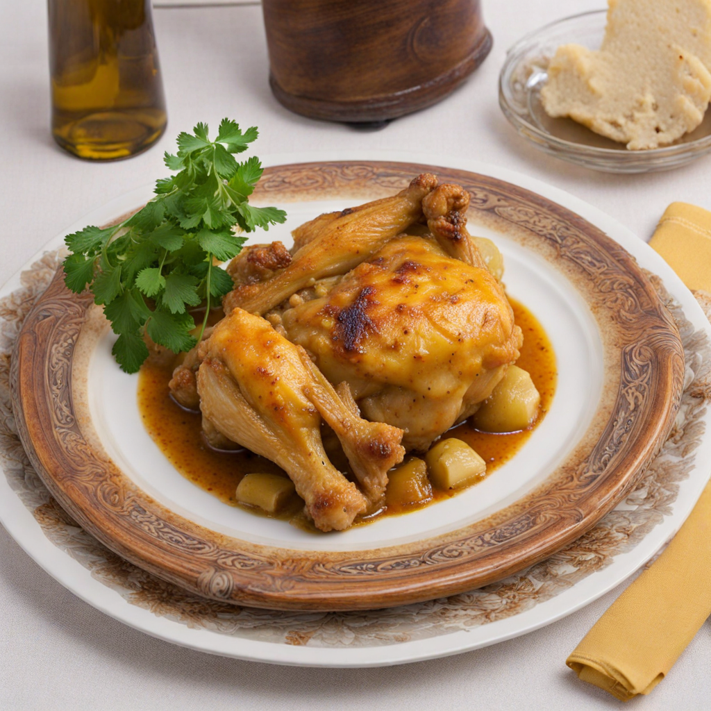 Pollo al ajillo