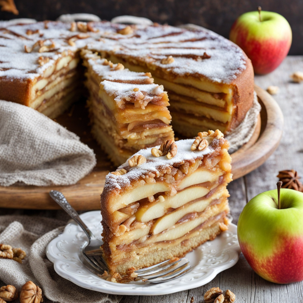 Romanian Apple Cake