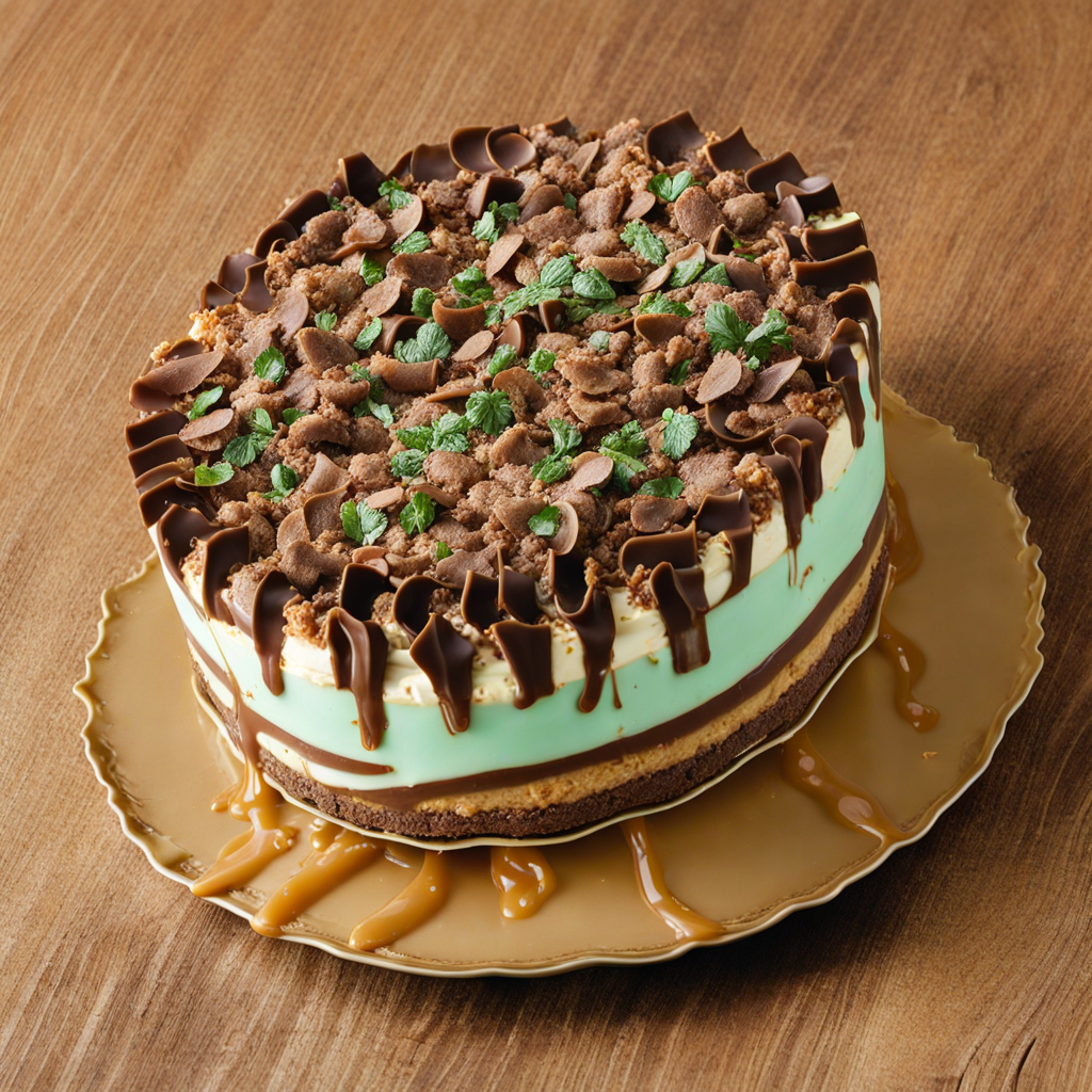 Peppermint Crisp Tart