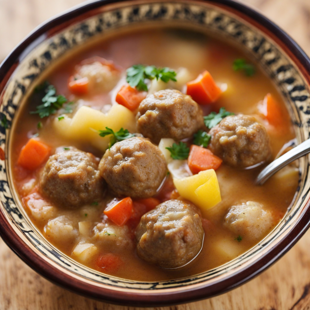 Sour Soup with Meatballs