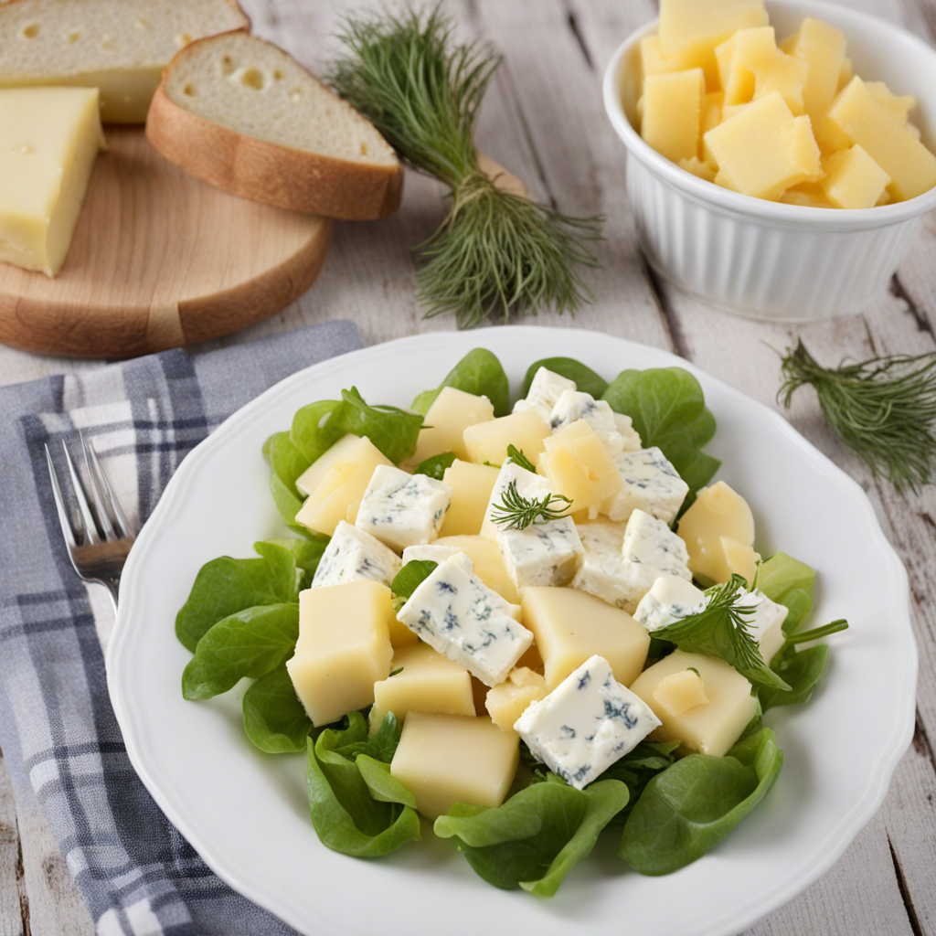 Finnish Cheese Salad