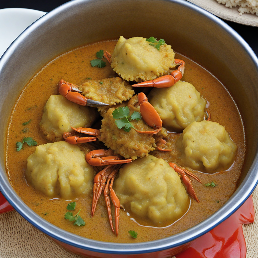 Curry Crab and Dumplings