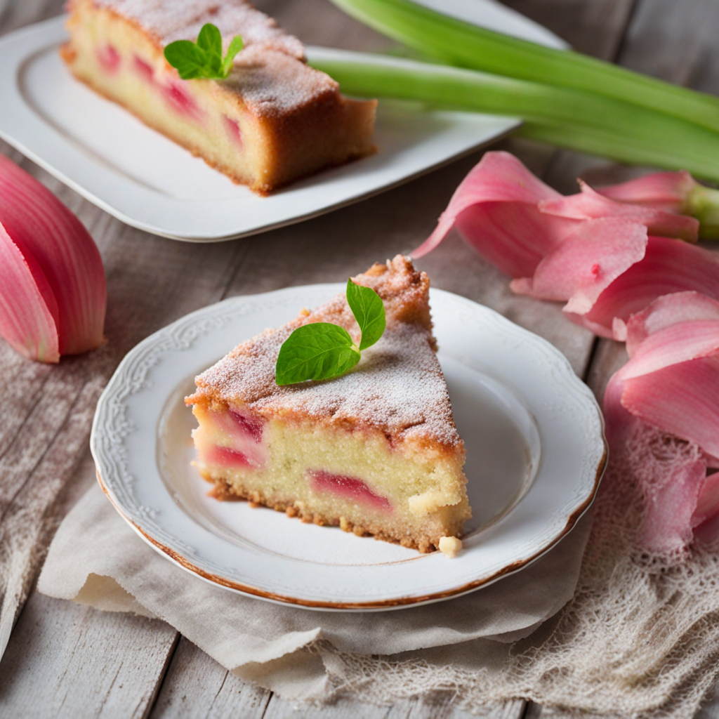 Rhubarb Cake