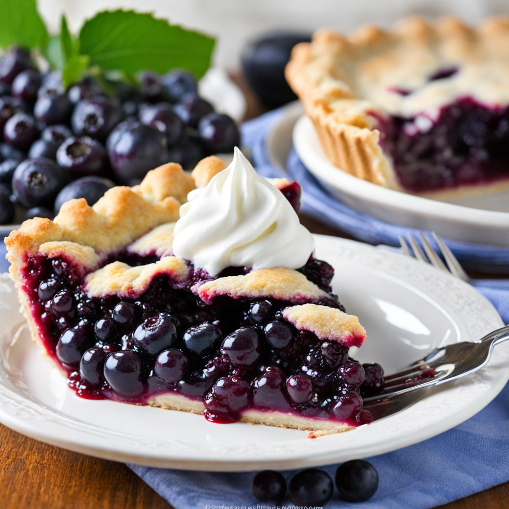 Saskatoon Berry Pie