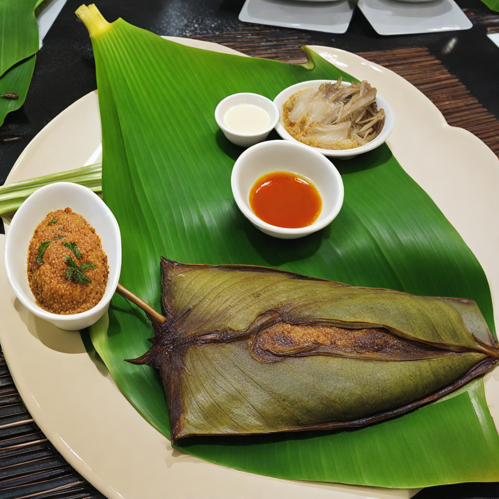 Stingray in Banana Leaf