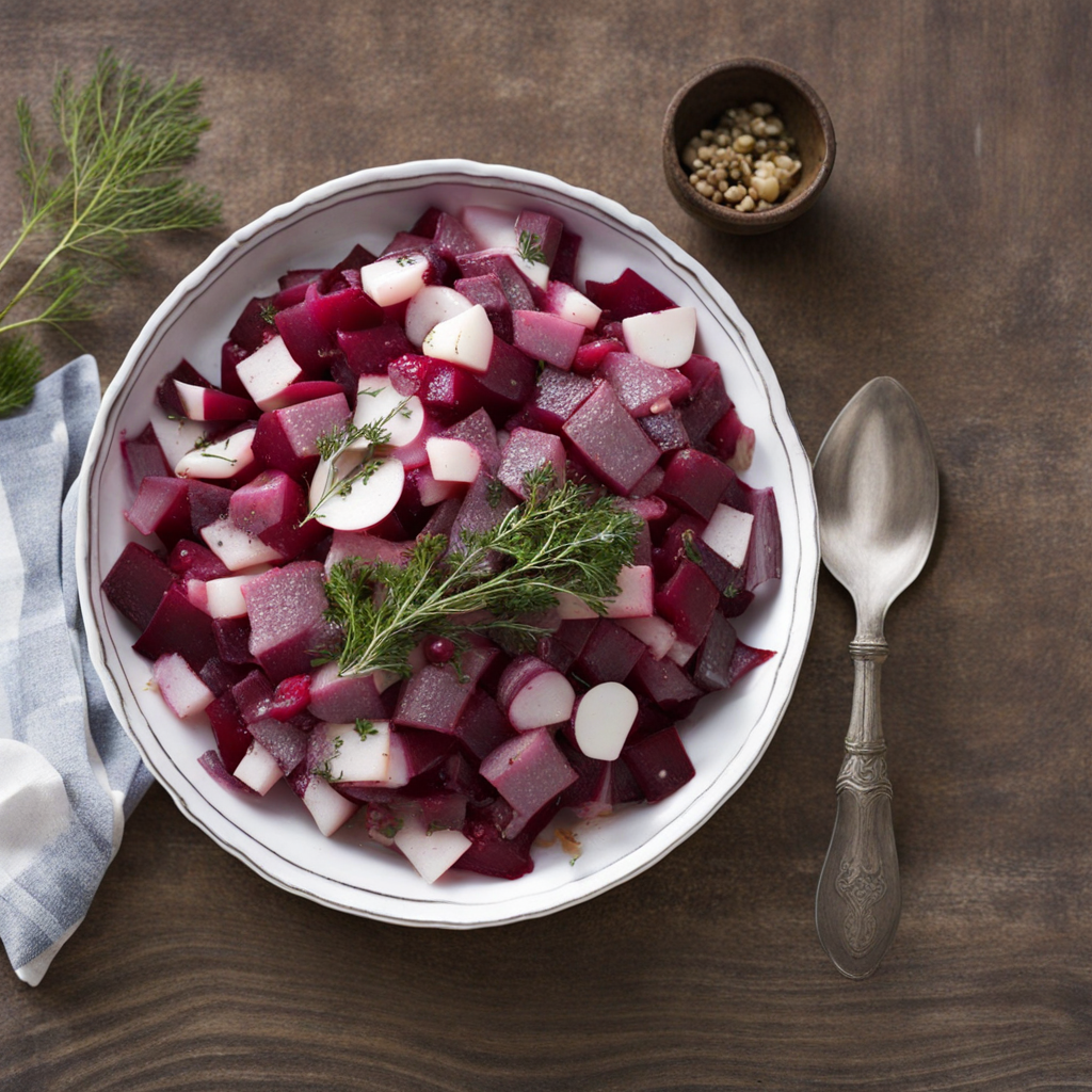 Swedish Beetroot and Herring Salad