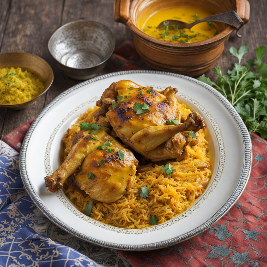 Moroccan Saffron Chicken