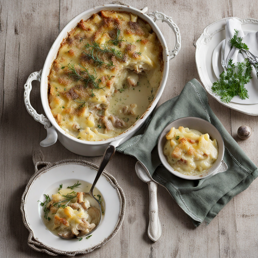 Swedish Potato and Anchovy Casserole