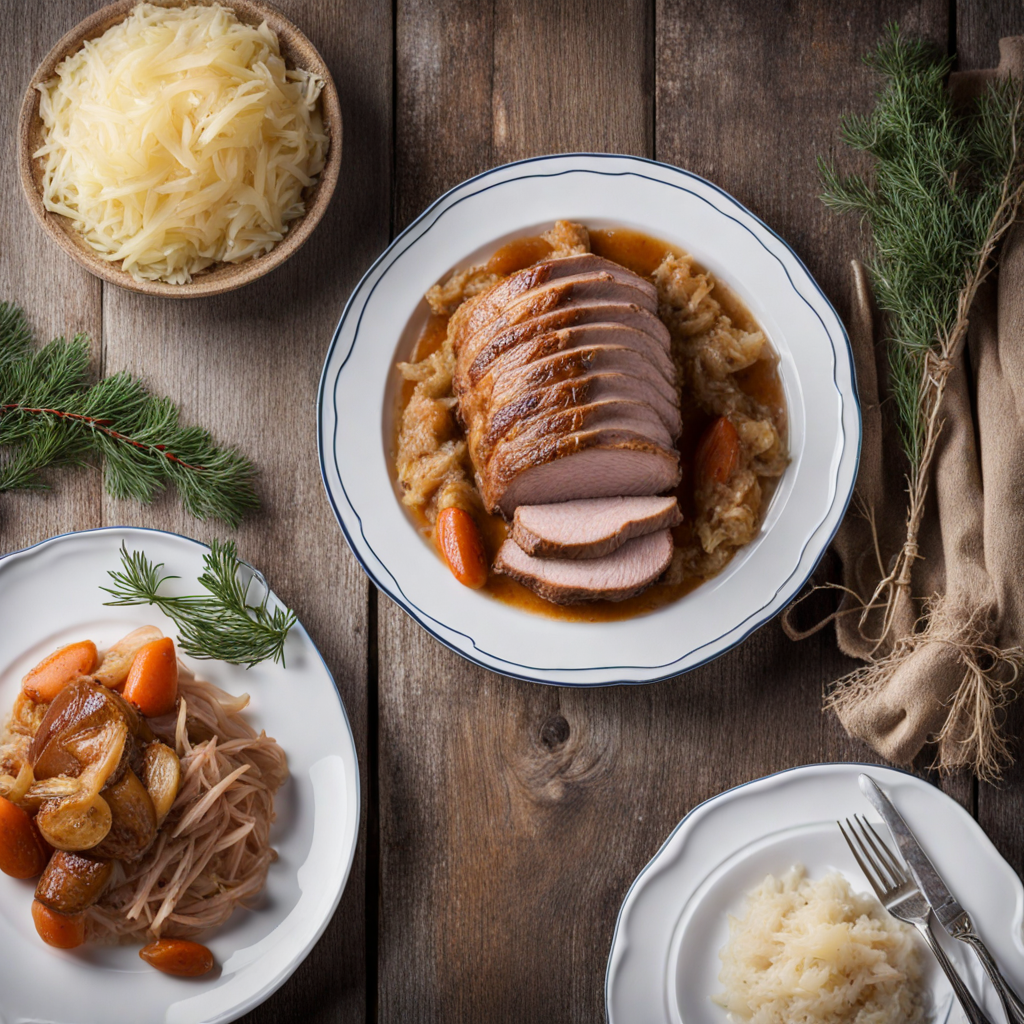 Pork Roast with Sauerkraut