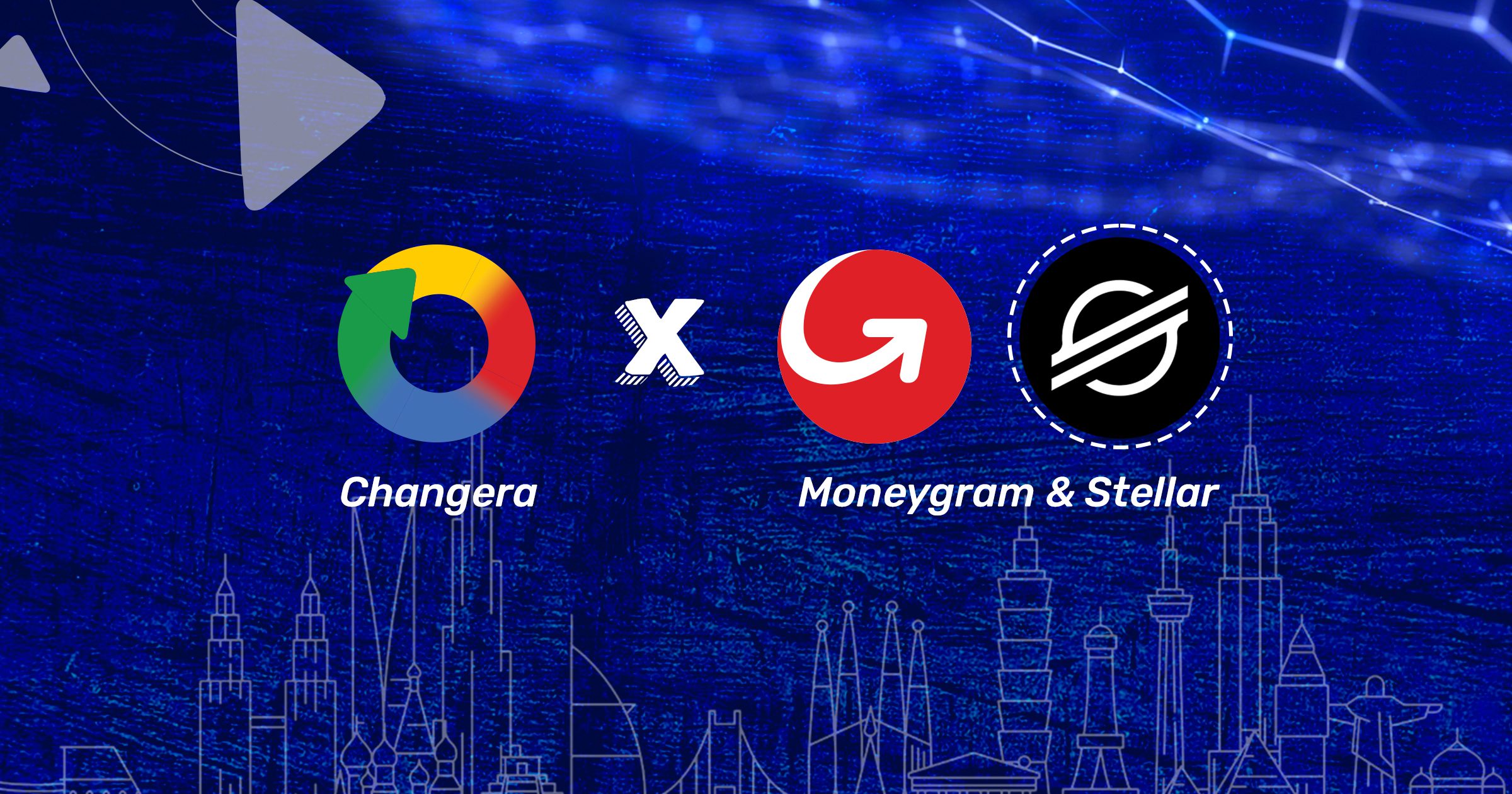 Changera integrates with MoneyGram to enable users to cash-in and cash-out currencies globally on the Stellar Network 🤝🏽 💱