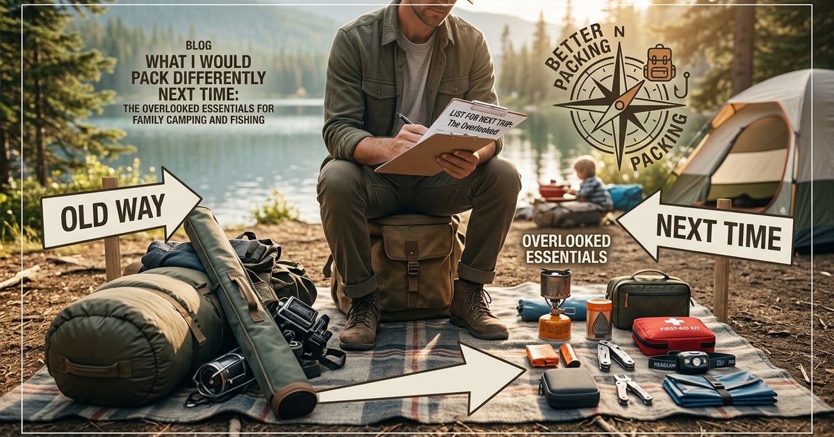 Editorial visual for What I Would Pack Differently Next Time: The Overlooked Essentials for Family Camping and Fishing