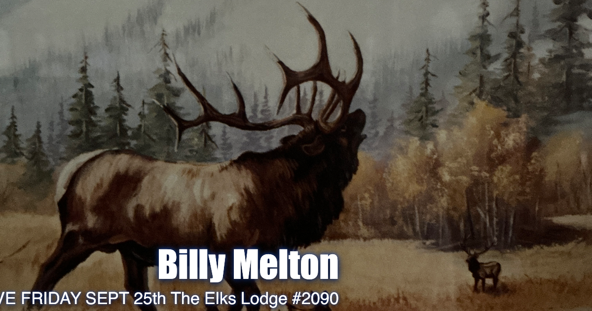 Friday Night Live: Billy Melton at Elks Lodge #2090 event artwork