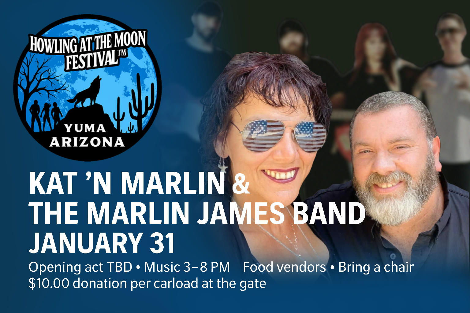 Kat 'n Marlin & The Marlin James Band promotional photo