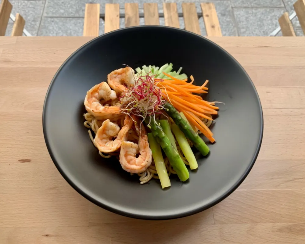 Hiyashi aux crevettes