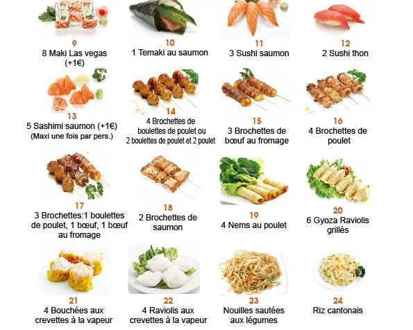 MENU MIDI 3 CHOIX