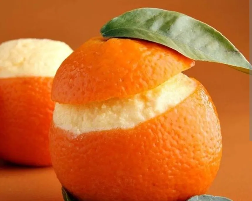 Orange givrée 