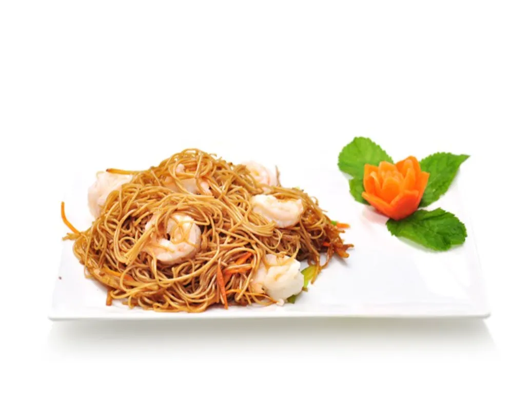 En13. Nouilles sautées aux crevettes