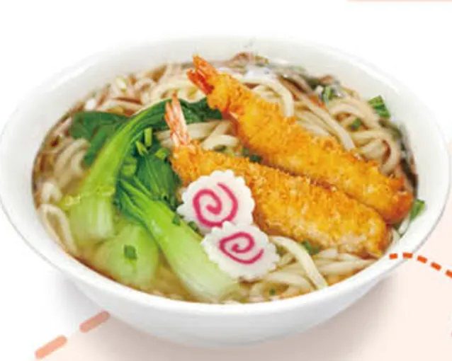  A6. soupe de udon aux tempura crevettes