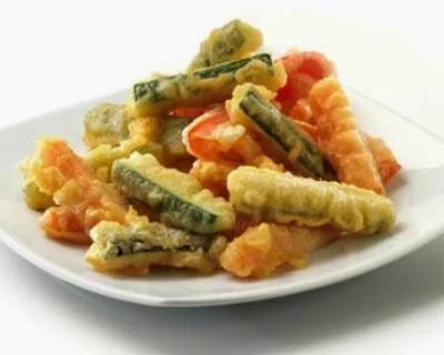 33 Tempura legumes