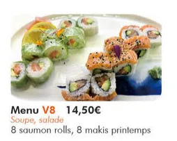 Menu V8