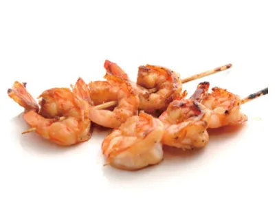 33. CREVETTES EN BROCHETTES