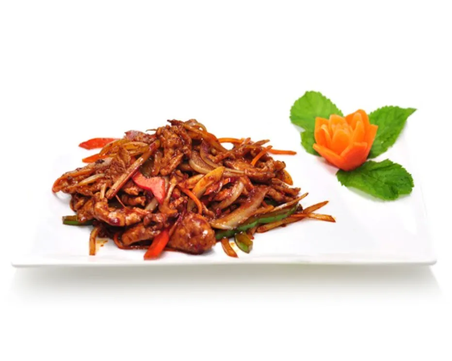 S25. POULET AU BASILIC SUR PLAQUE CHAUFFANTE