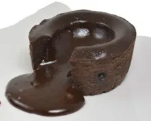 Gâteau au chocolat coeur coulant 