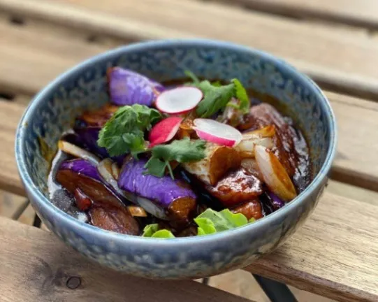 AUBERGINE SAUTE AU DOU BAN JIANG