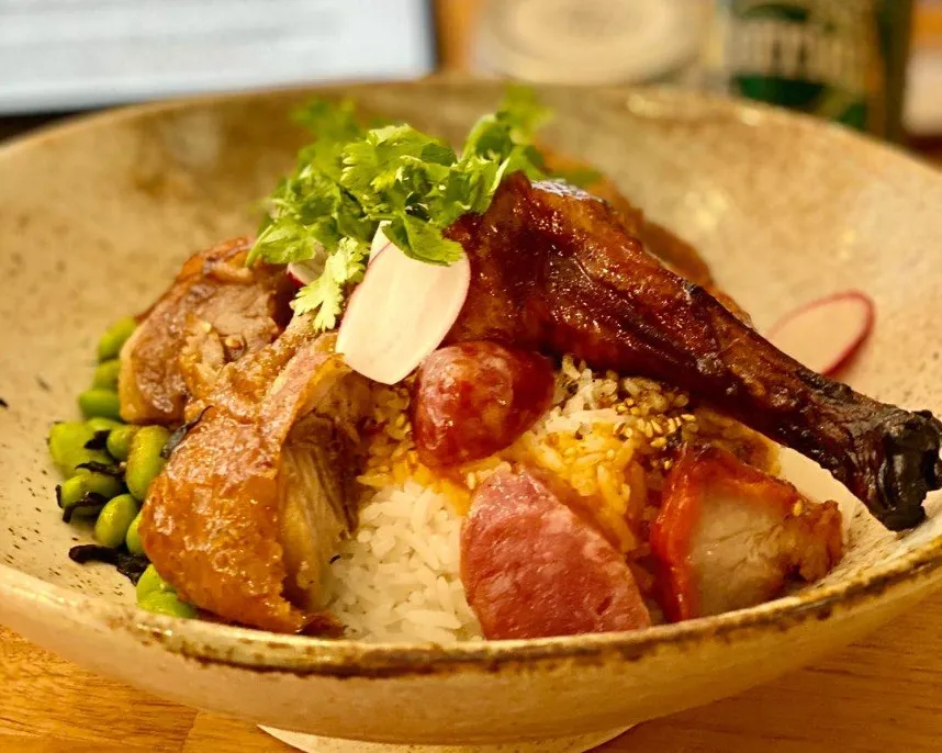 RIZ CANARD LAQUE PEKINOIS
