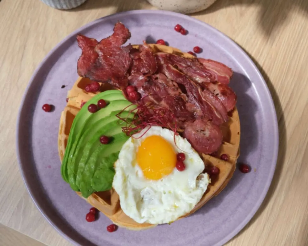 Waffle Bacon