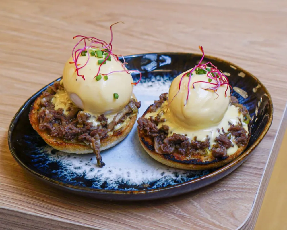 Benedict boeuf bulgogi