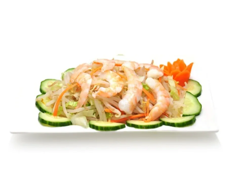 Salade aux crevettes