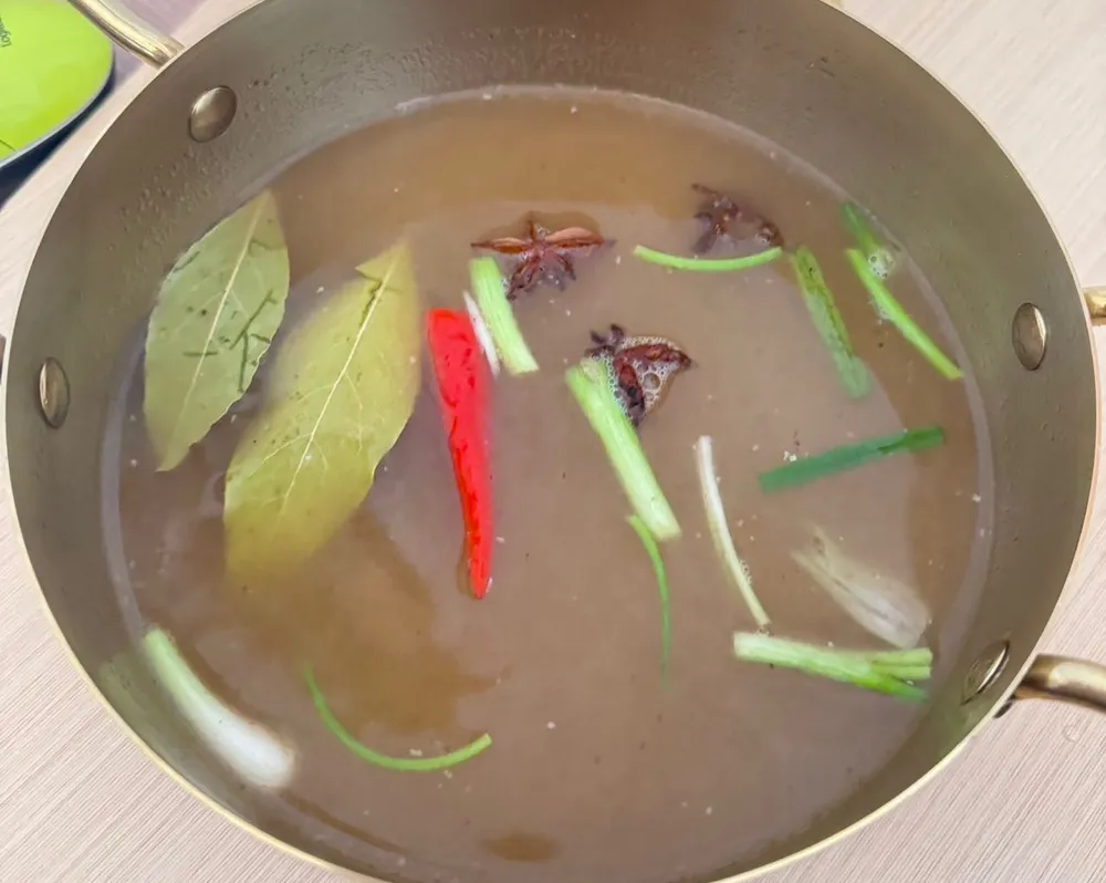 Bouillon a la viande braise