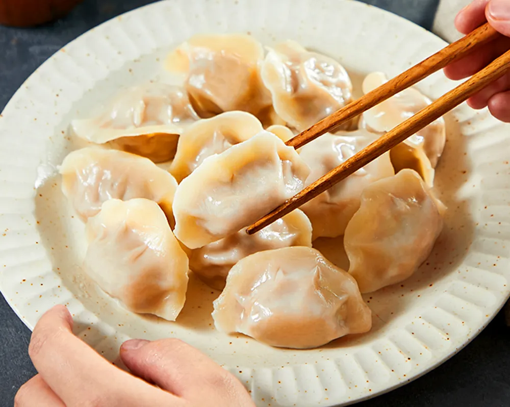 Raviolis au poulet 