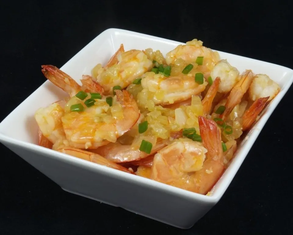 CREVETTES SAUTEES (PIMENTE)