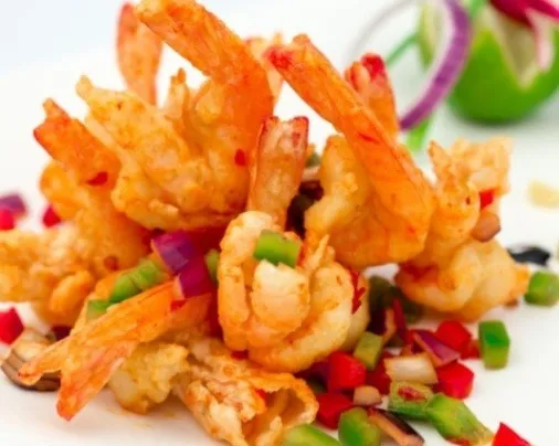 88-crevettes frits