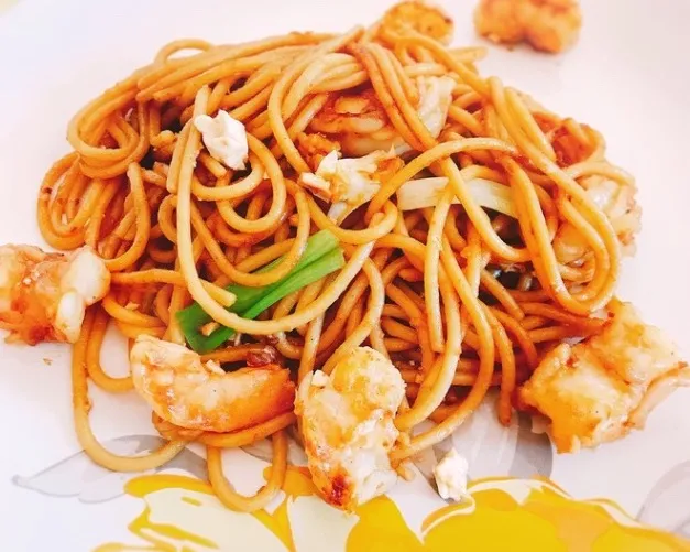 66C. Nouilles aux crevettes 