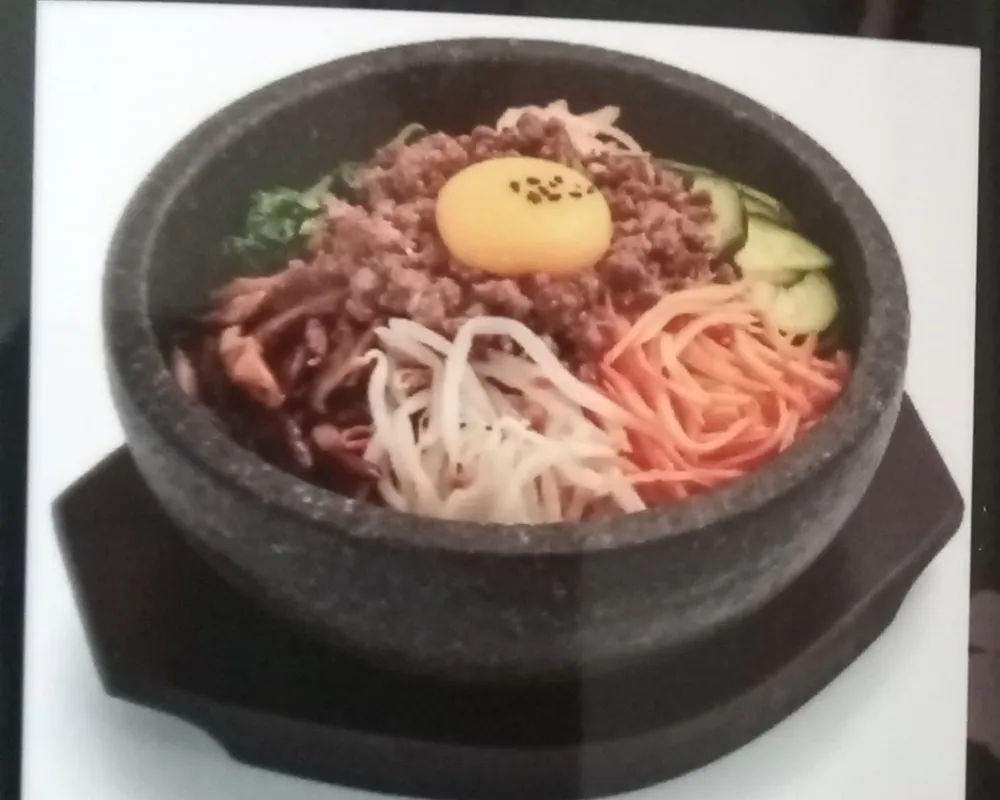 Bibimbap aux fruits de mer