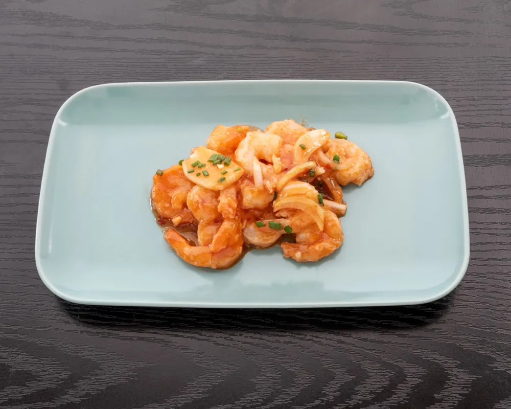 L61 Crevettes sautées à la sauce piquante 