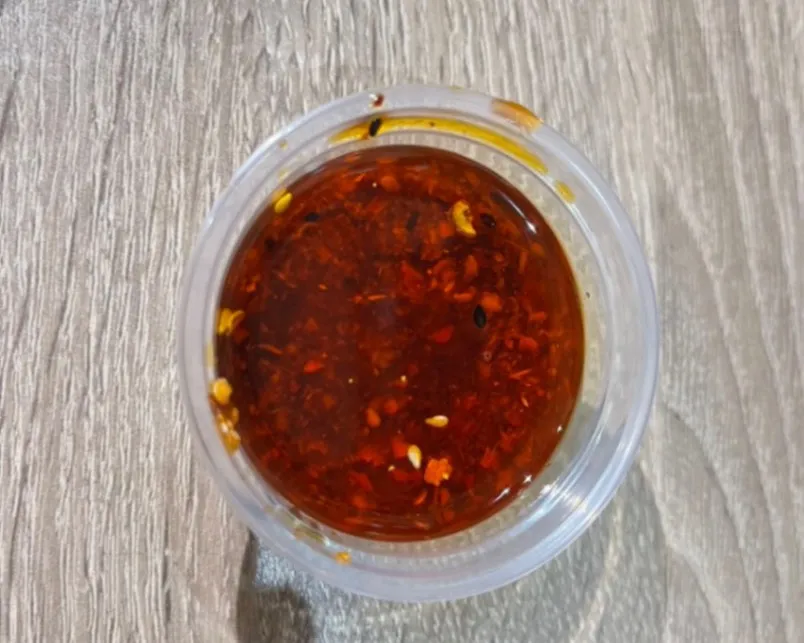 Sauce huile pimentée maison