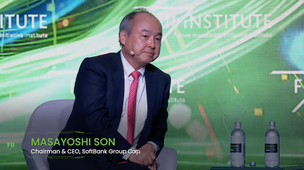 손정의 소프트뱅크 회장, 엔비디아 지분 매각에도 "AI 버블 아냐"