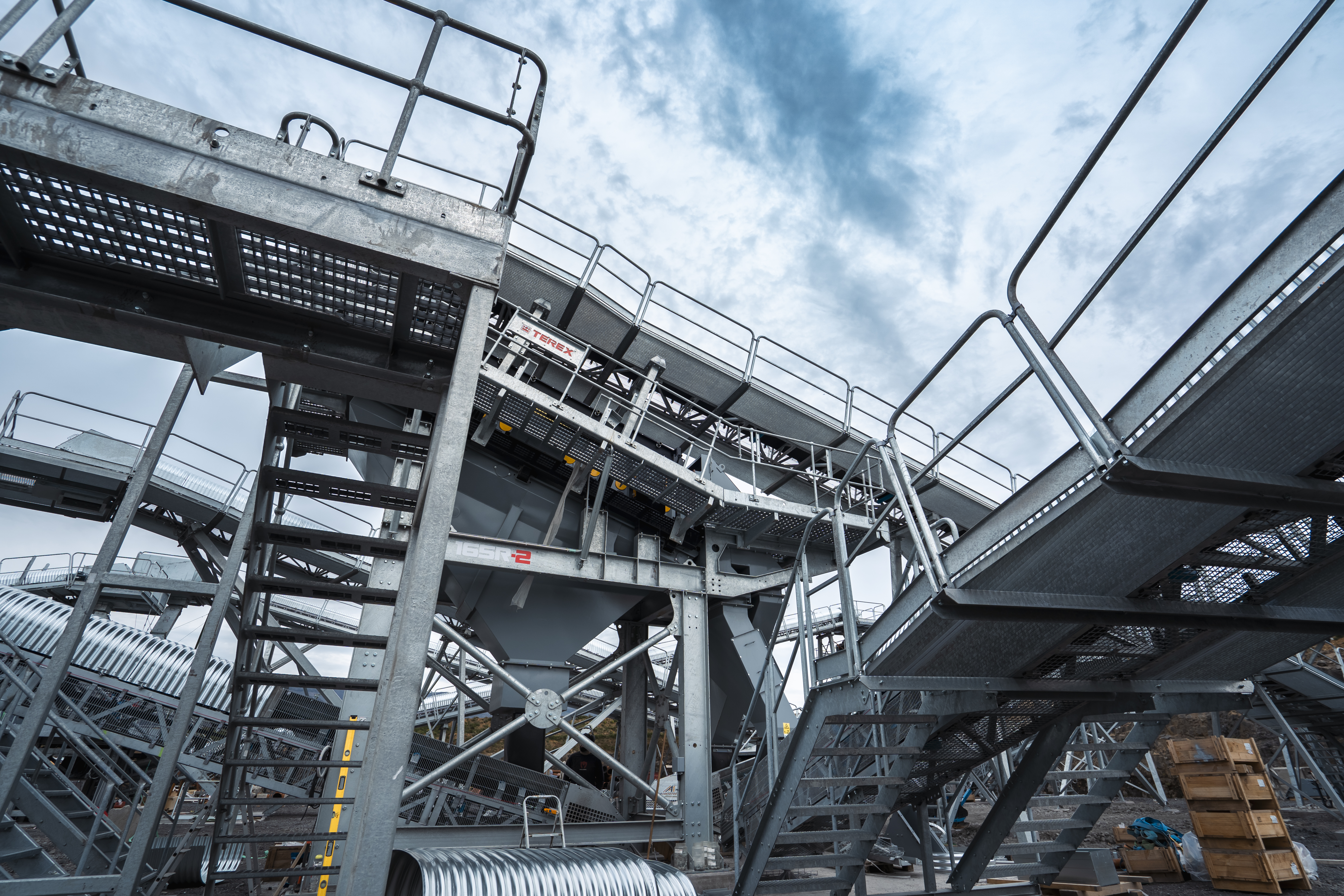 Malarflokkunar- og vinnslulína Björgunar